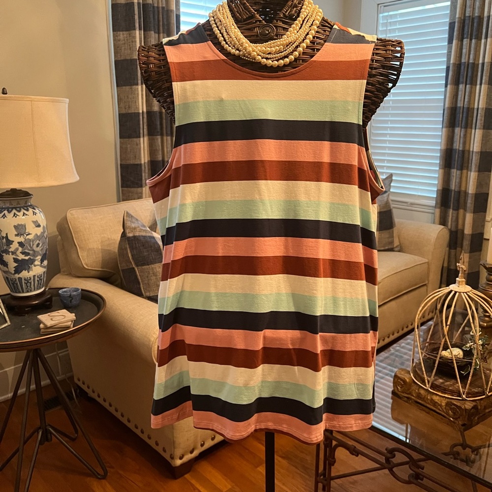 NWT Matilda Jane Stripes Blouse  (women) size L